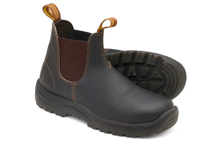 Safety Boot – Stout Brown Leather - Nirlon