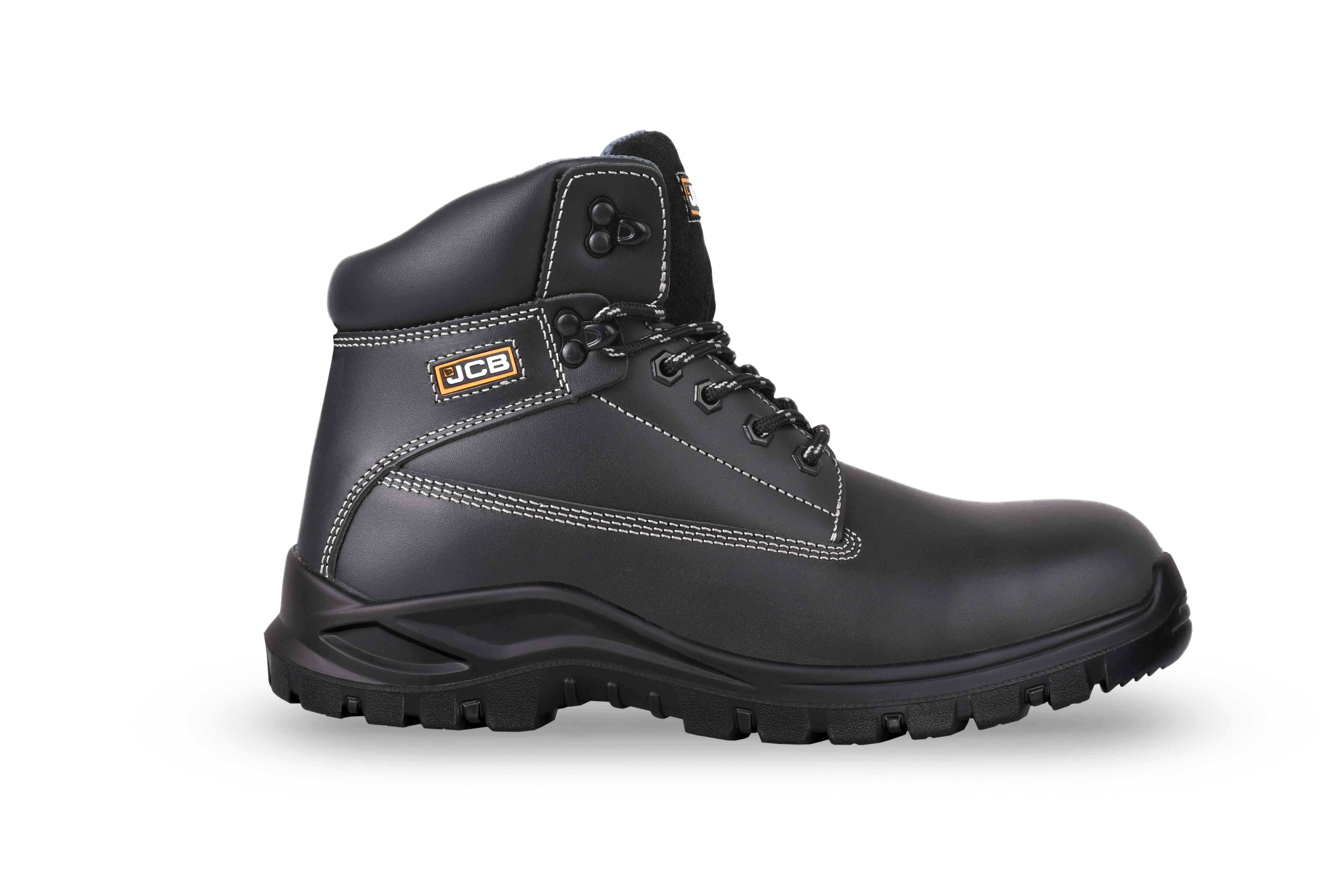 Work Boot – Black Smooth Leather - Nirlon