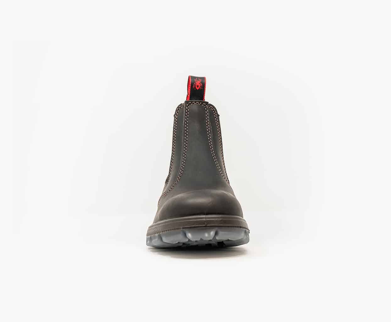 Safety Boot – Dark Brown Leather - Nirlon