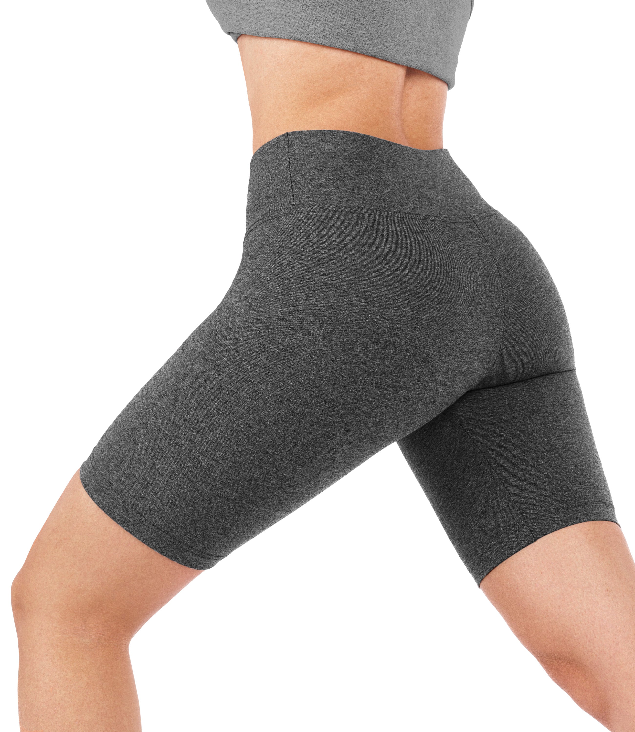CottoNIR™ High Waist Biker Shorts for Women