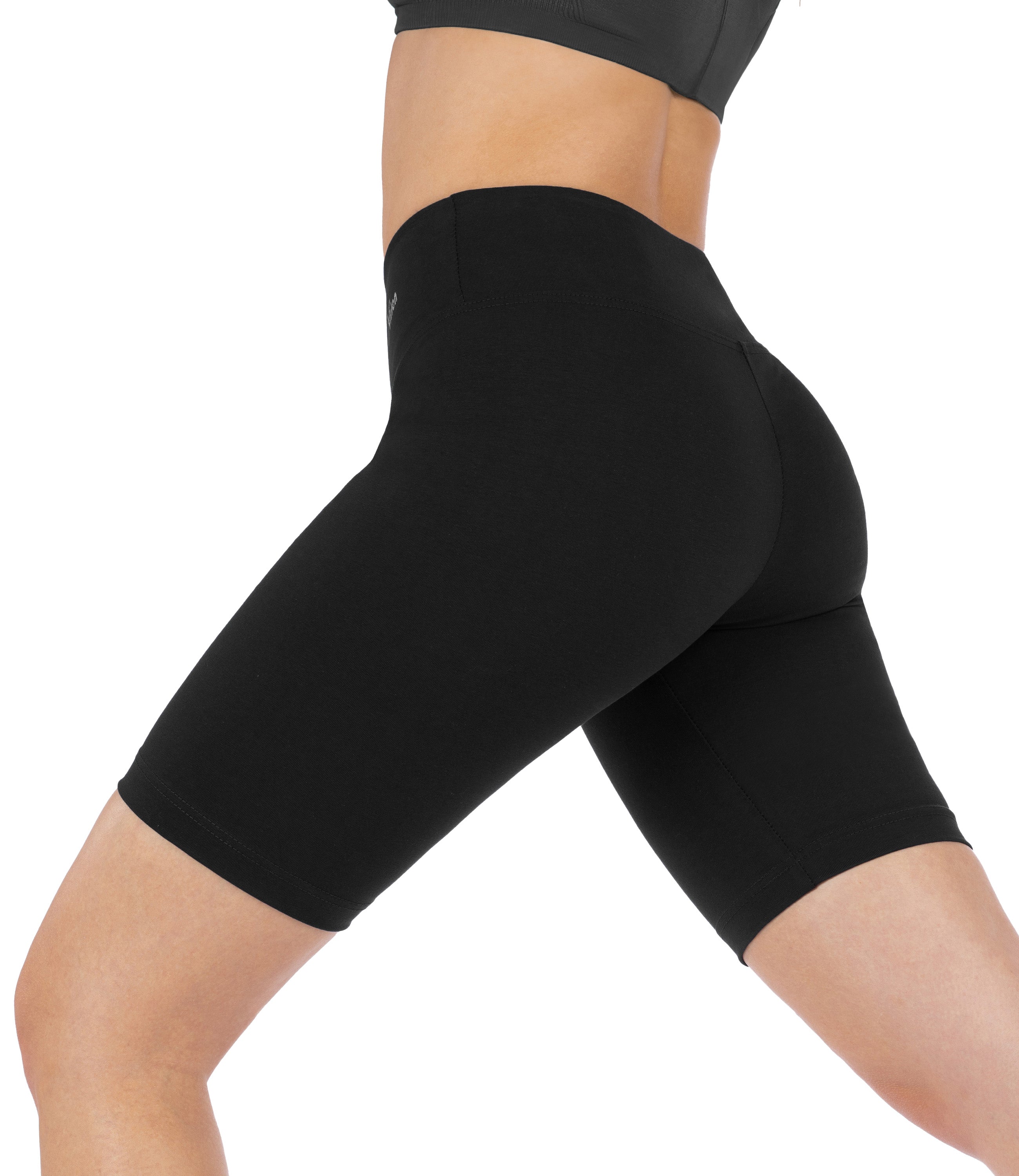 CottoNIR™ High Waist Biker Shorts for Women