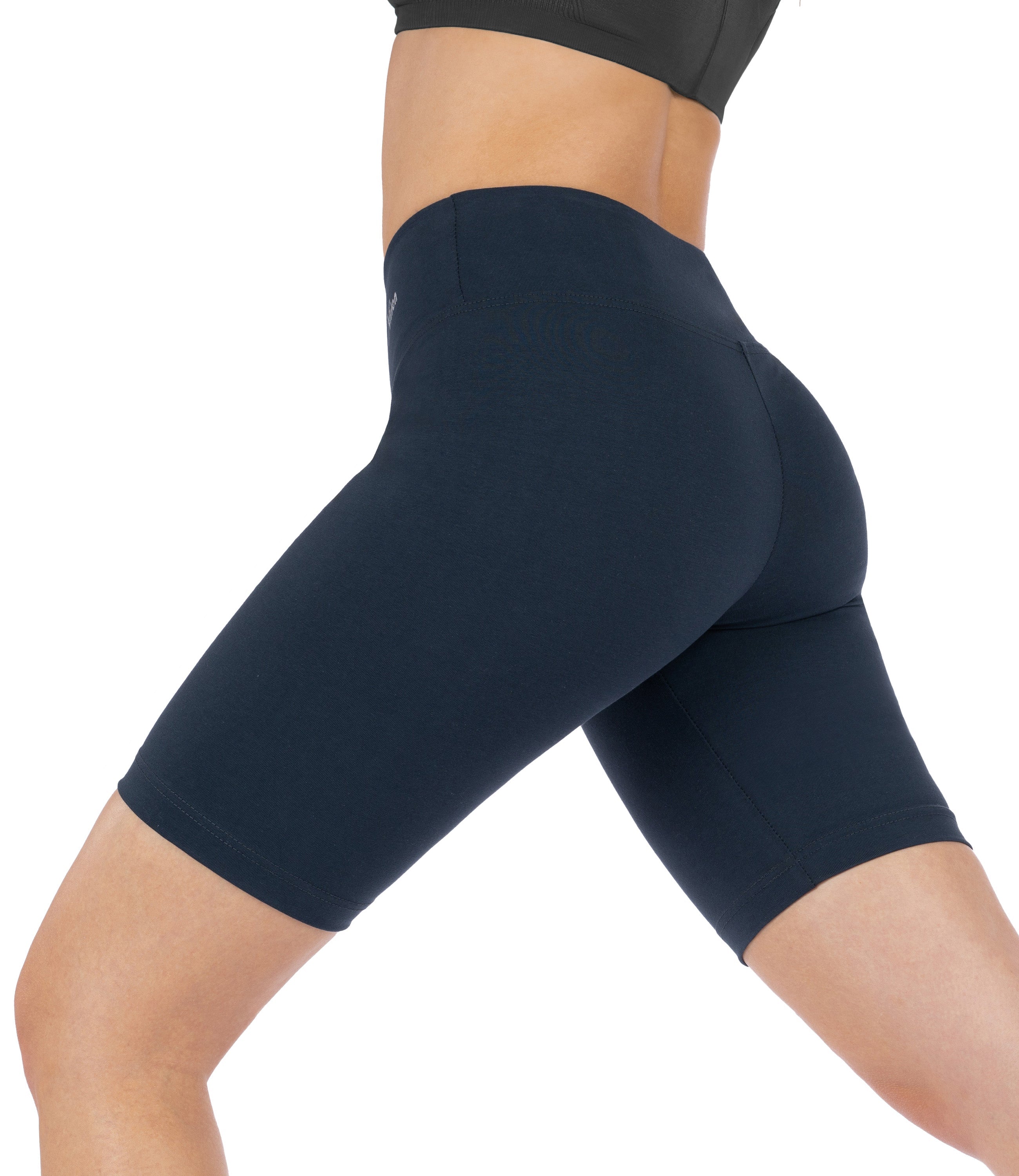 CottoNIR™ High Waist Biker Shorts for Women