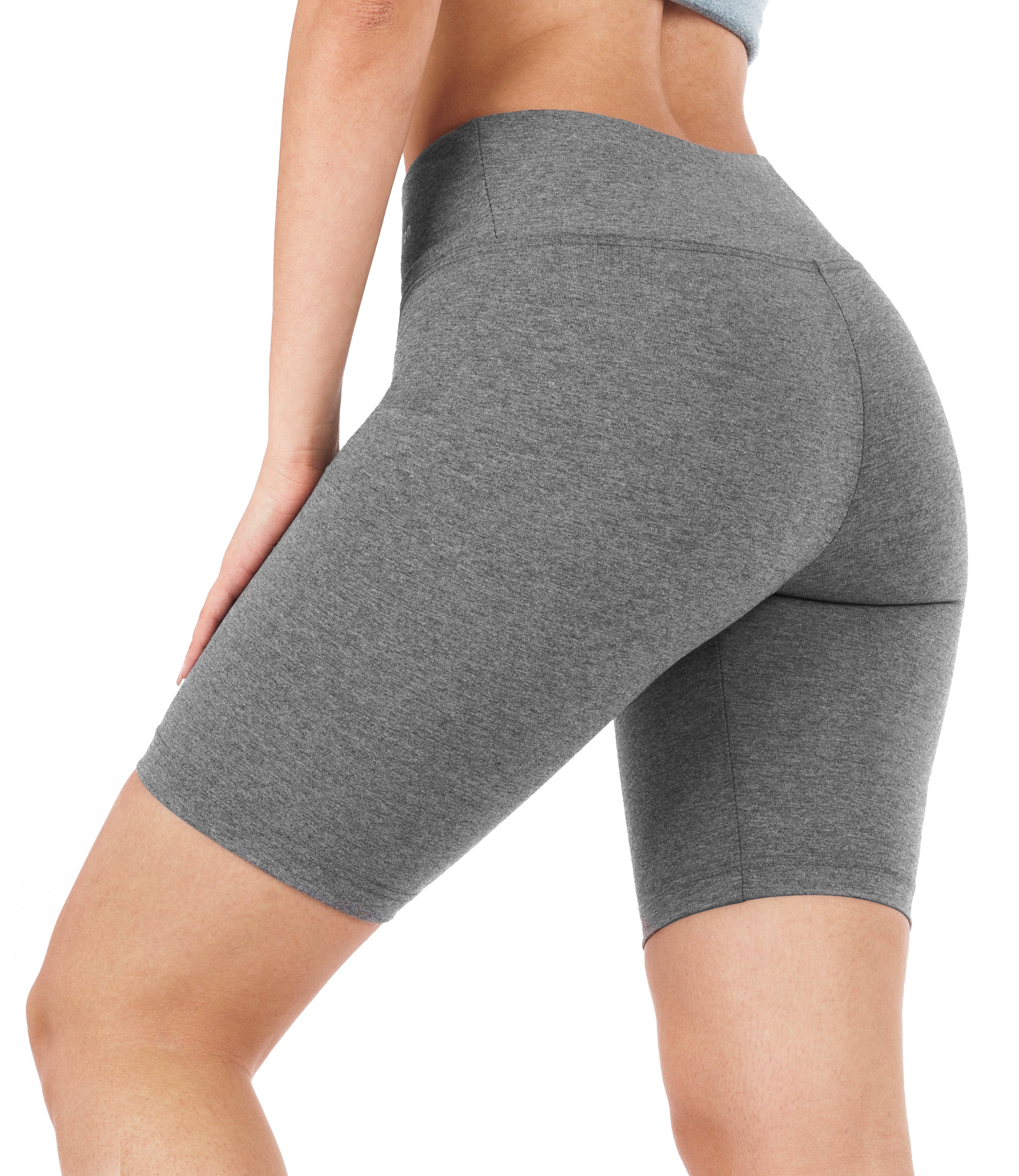 CottoNIR™ High Waist Biker Shorts for Women