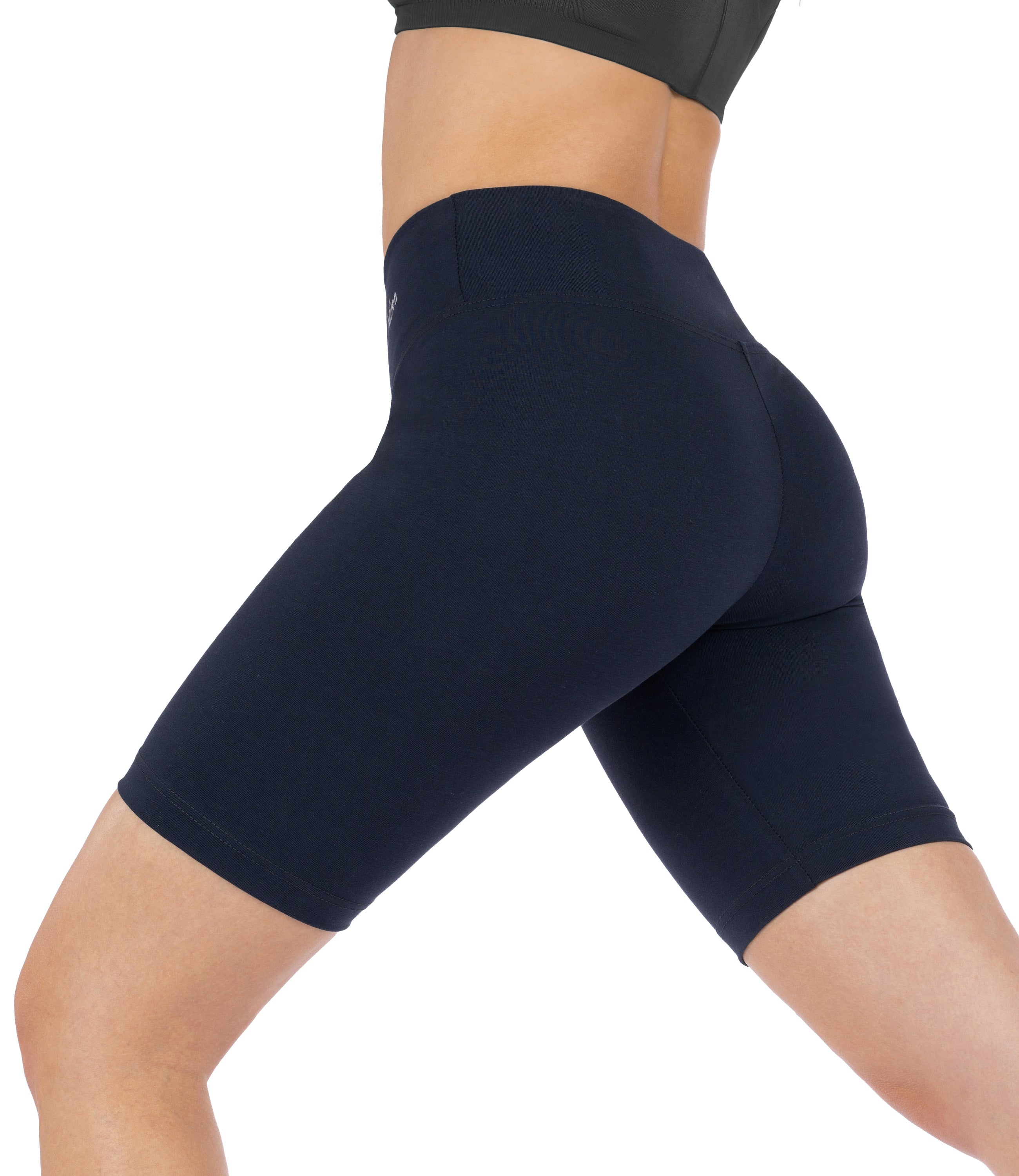 CottoNIR™ High Waist Biker Shorts for Women