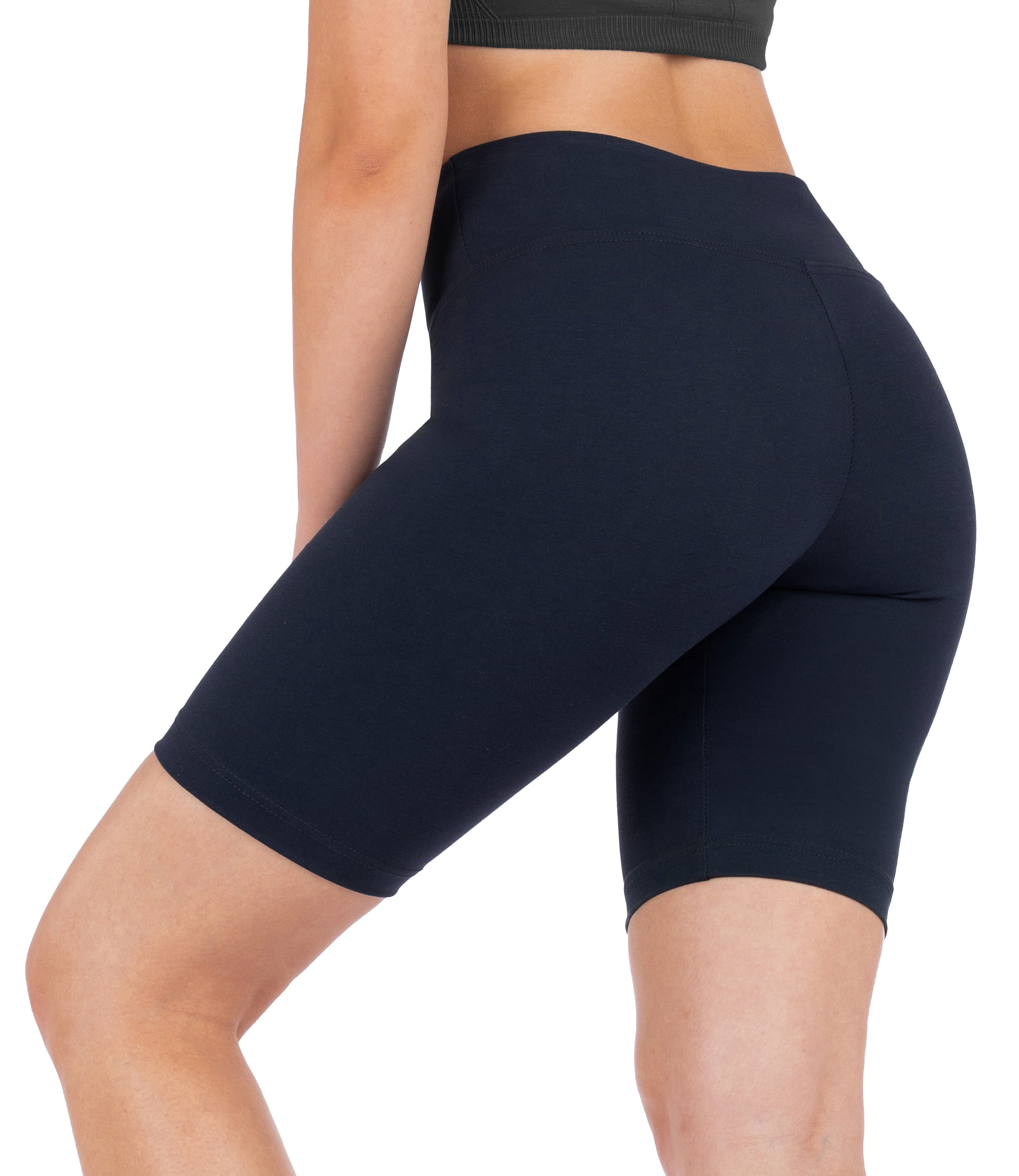 CottoNIR™ High Waist Biker Shorts for Women