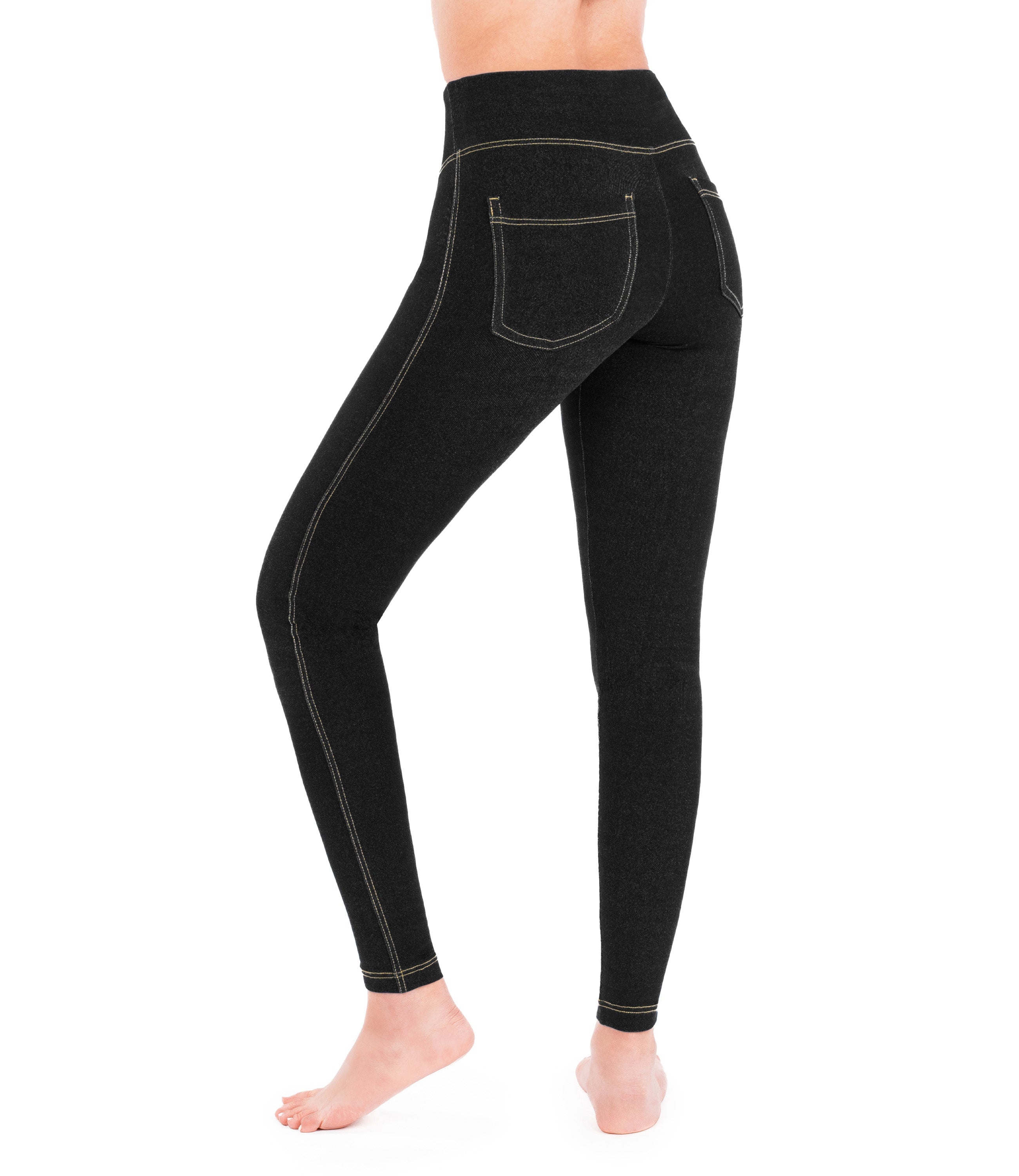NirJEANS™ High Waist Denim-Look Jeggings for Women