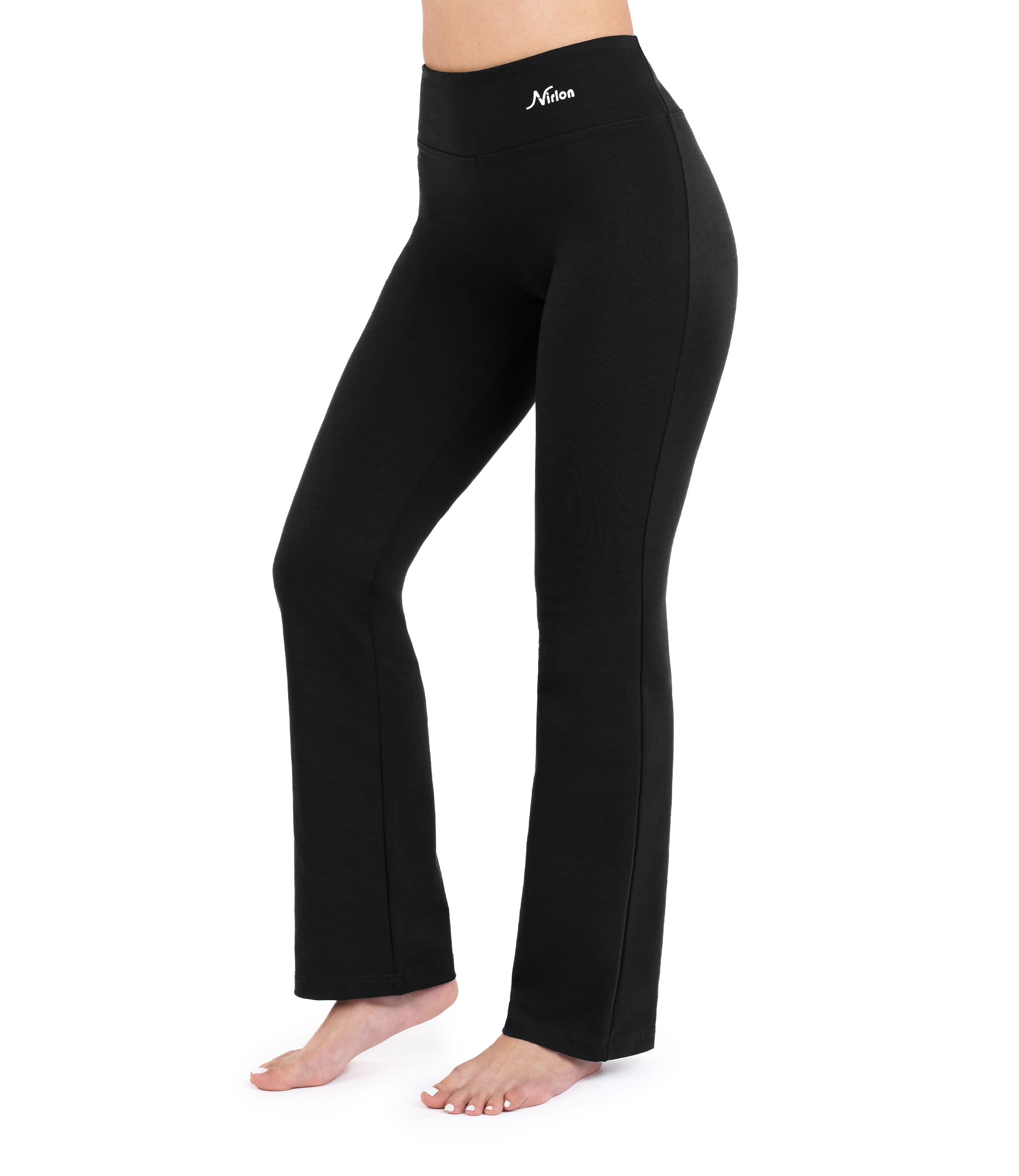 CottoNIR™ High Waist Straight-Leg Yoga Pants for Women