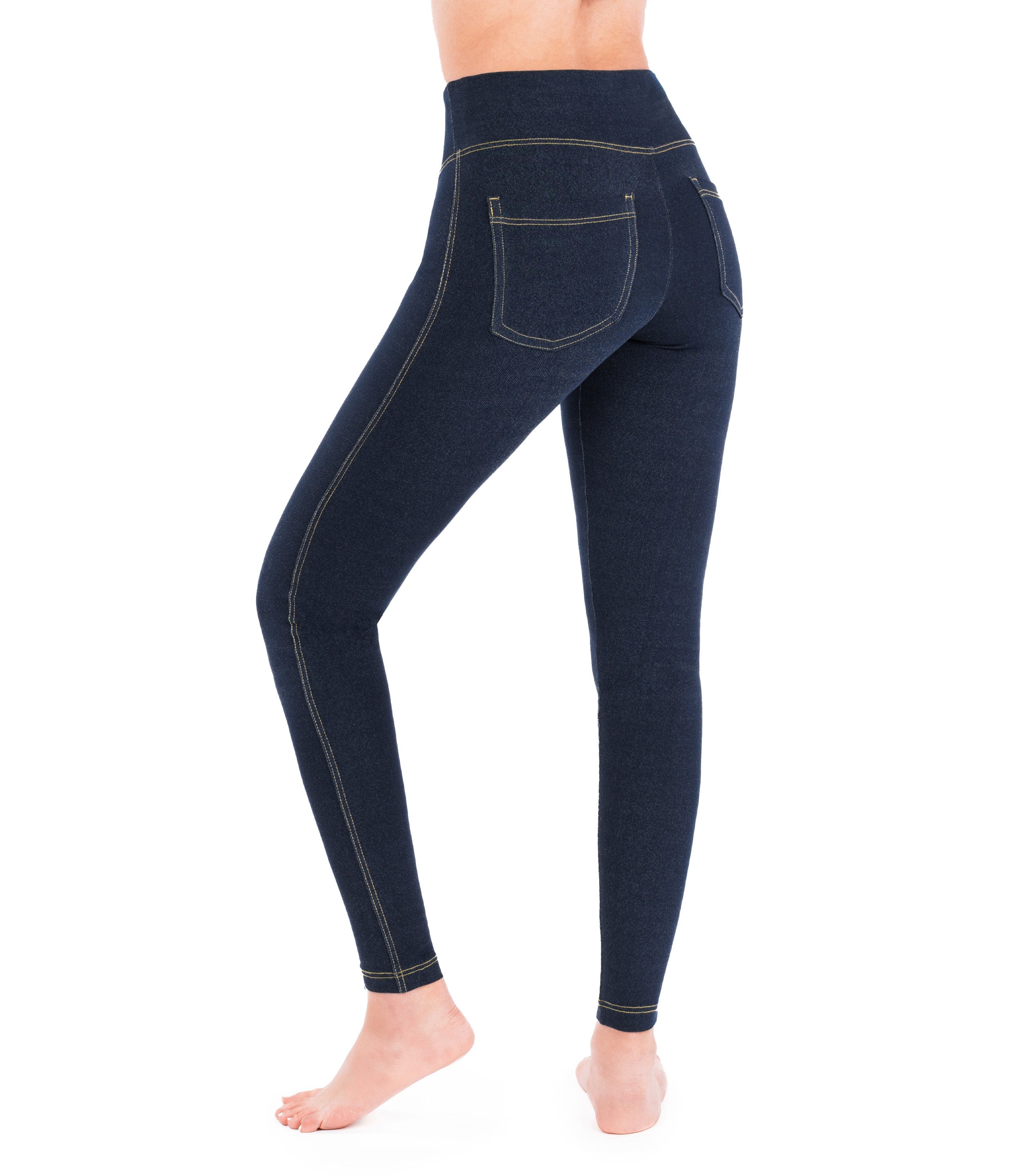 NirJEANS™ High Waist Denim-Look Jeggings for Women
