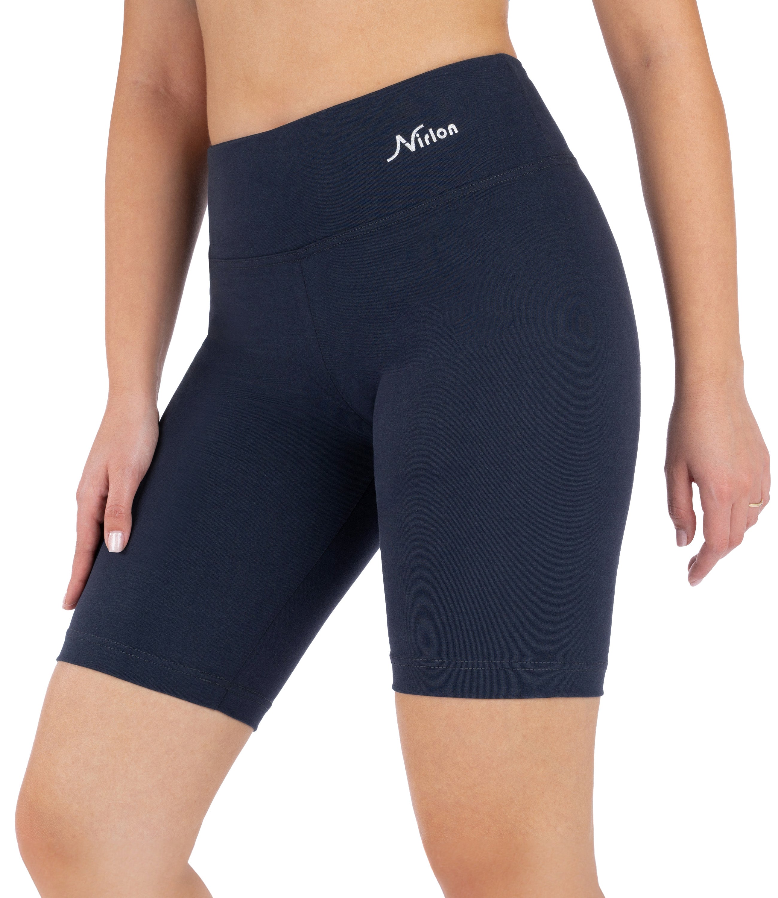 CottoNIR™ High Waist Biker Shorts for Women