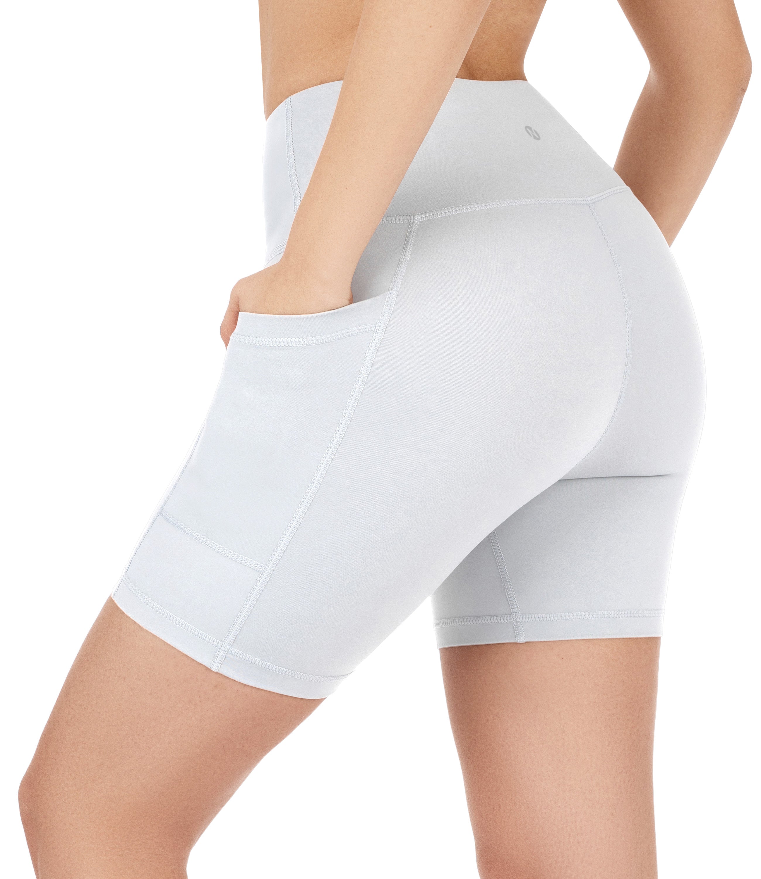 NirLUX™ High Waist Biker Shorts with Pockets for Women