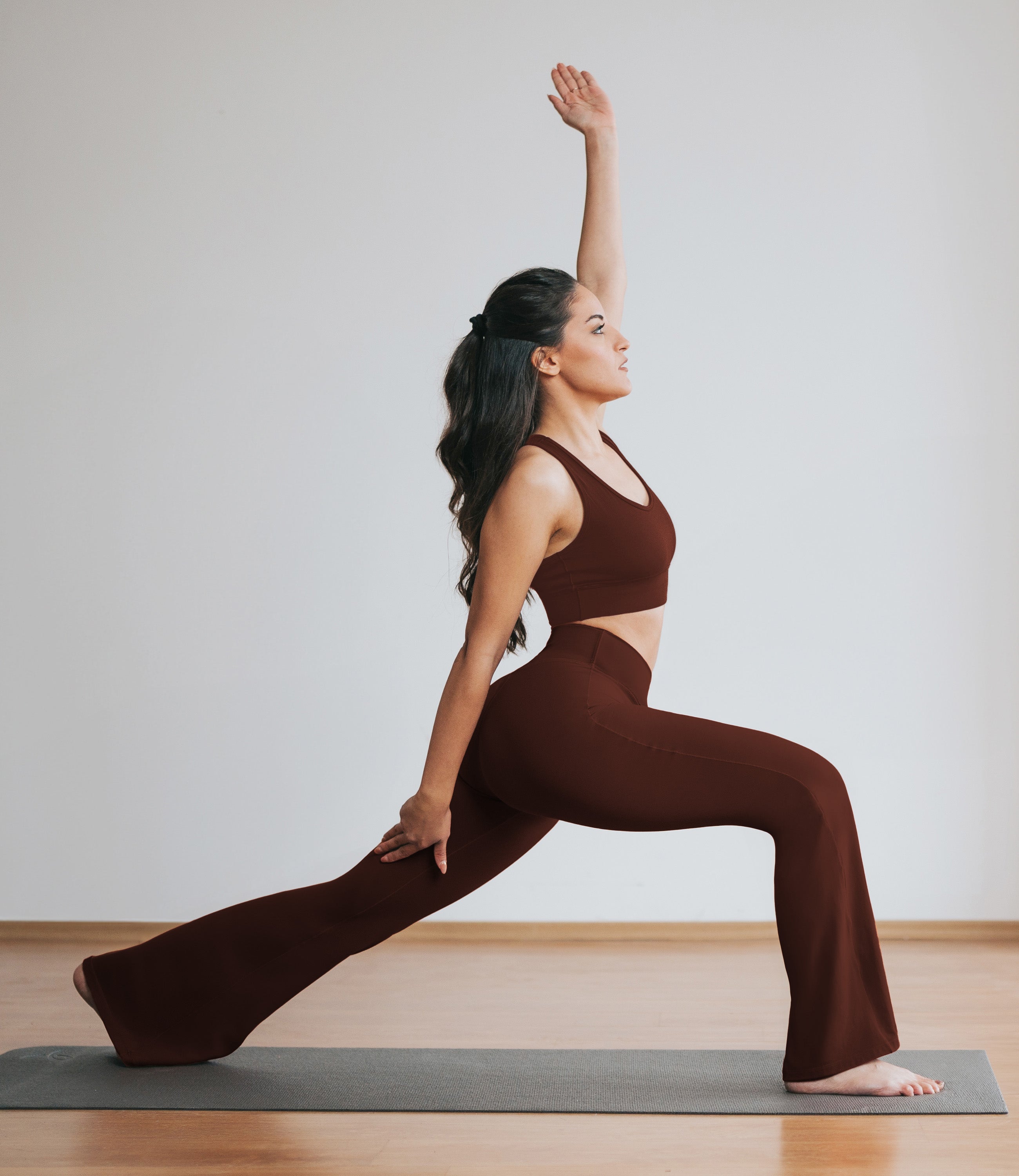 NirLUX™ Crossover High Waist Flare Leggings 30" Inseam