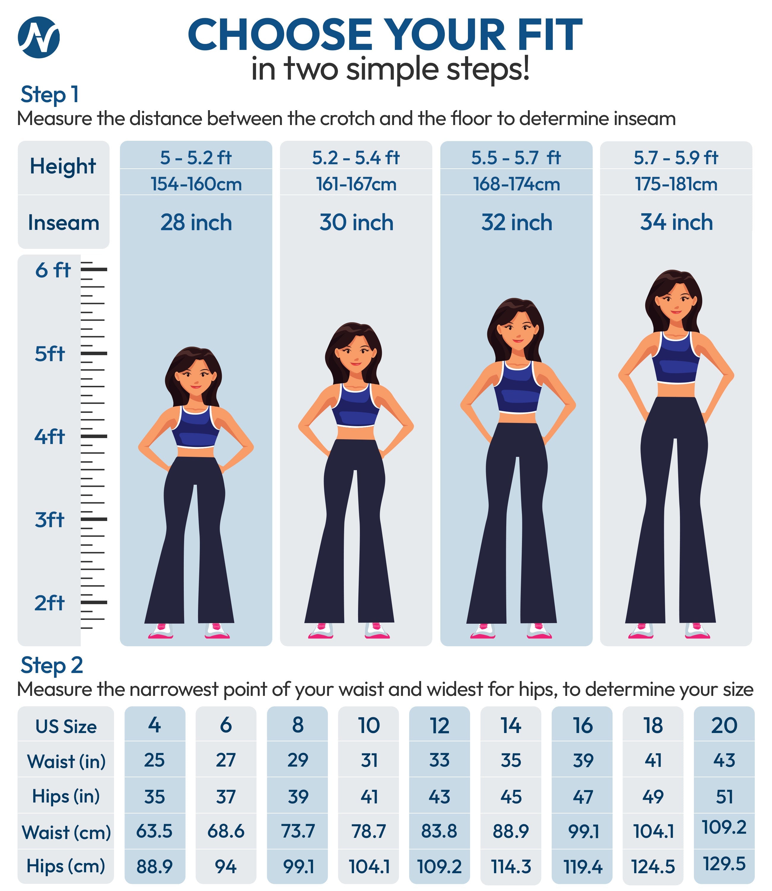 CottoNIR™ High Waist Bootcut Leggings with Pockets for Women