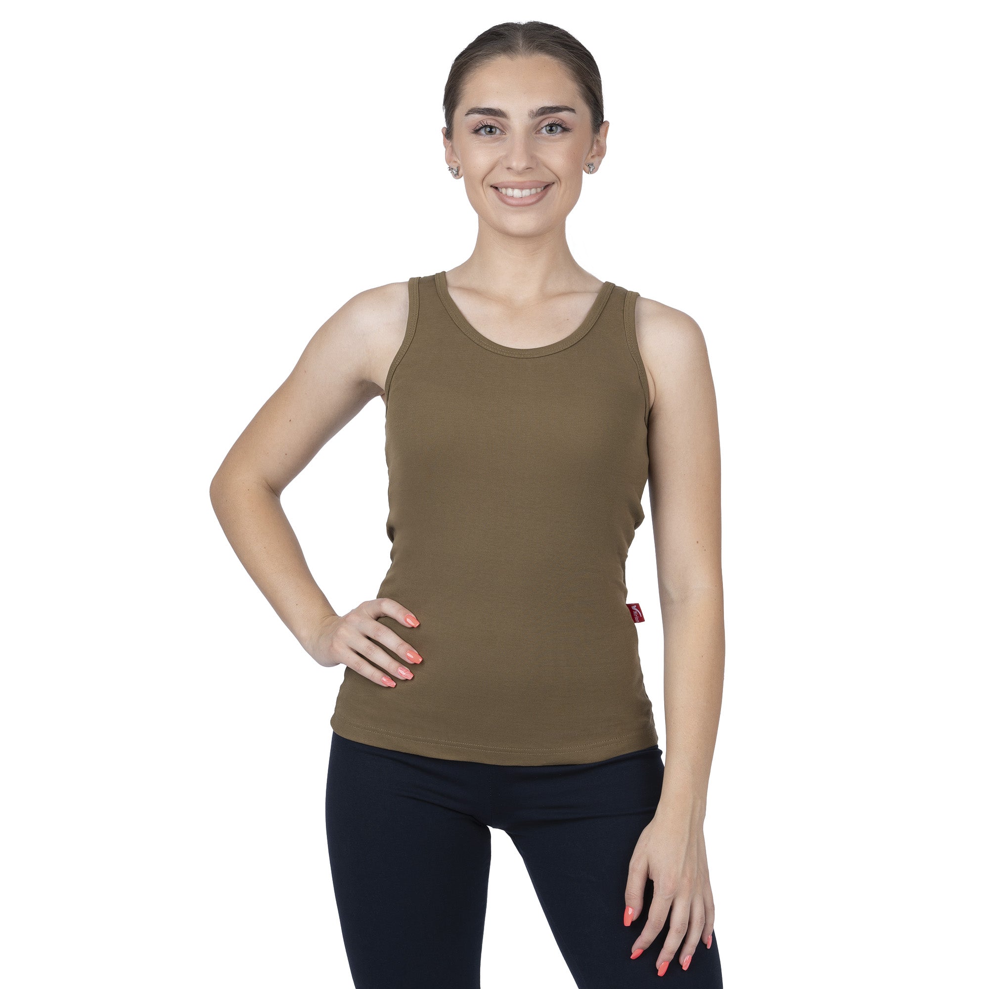 CottoNIR™ Ribbed Cotton Tank Top for Women - Nirlon