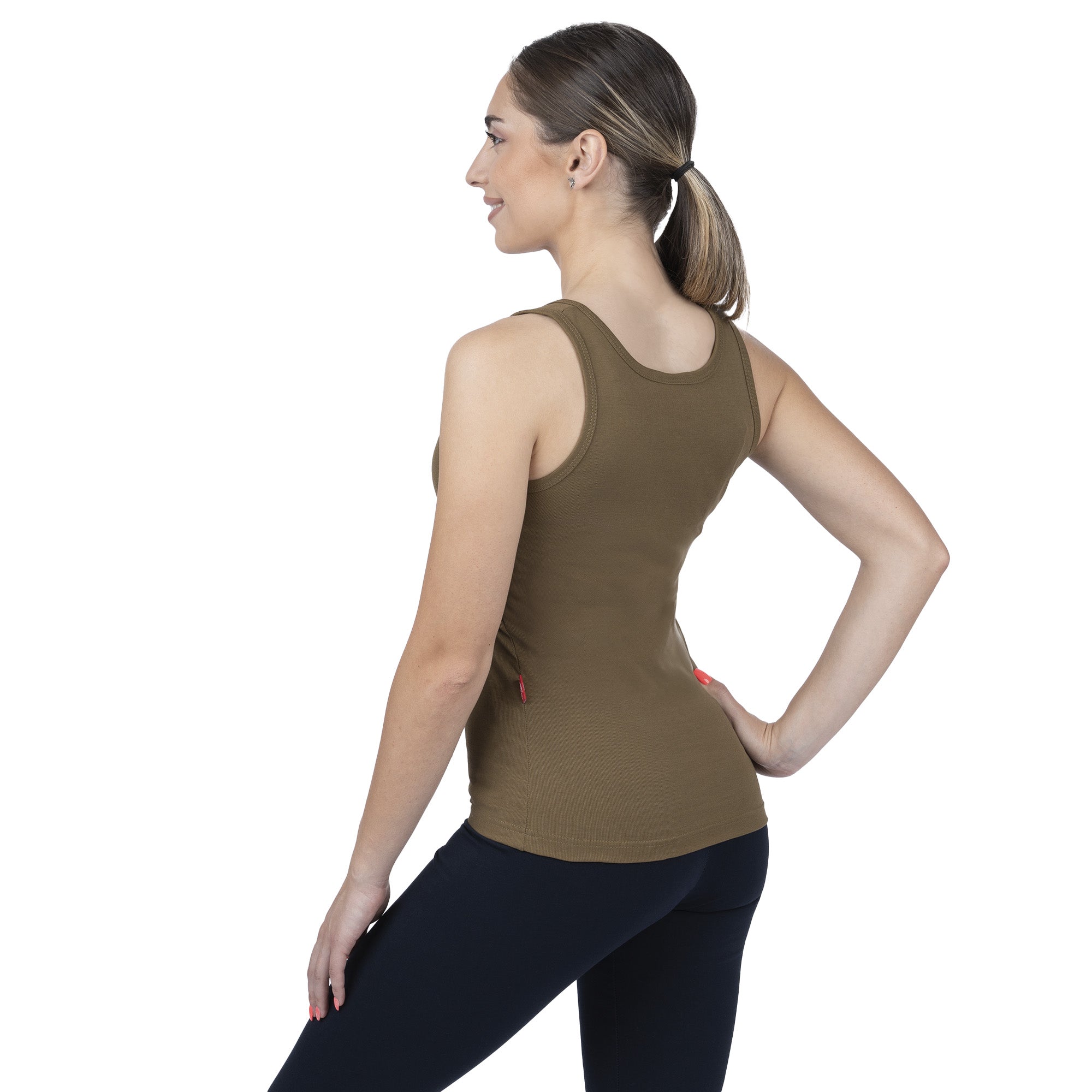 CottoNIR™ Ribbed Cotton Tank Top for Women - Nirlon