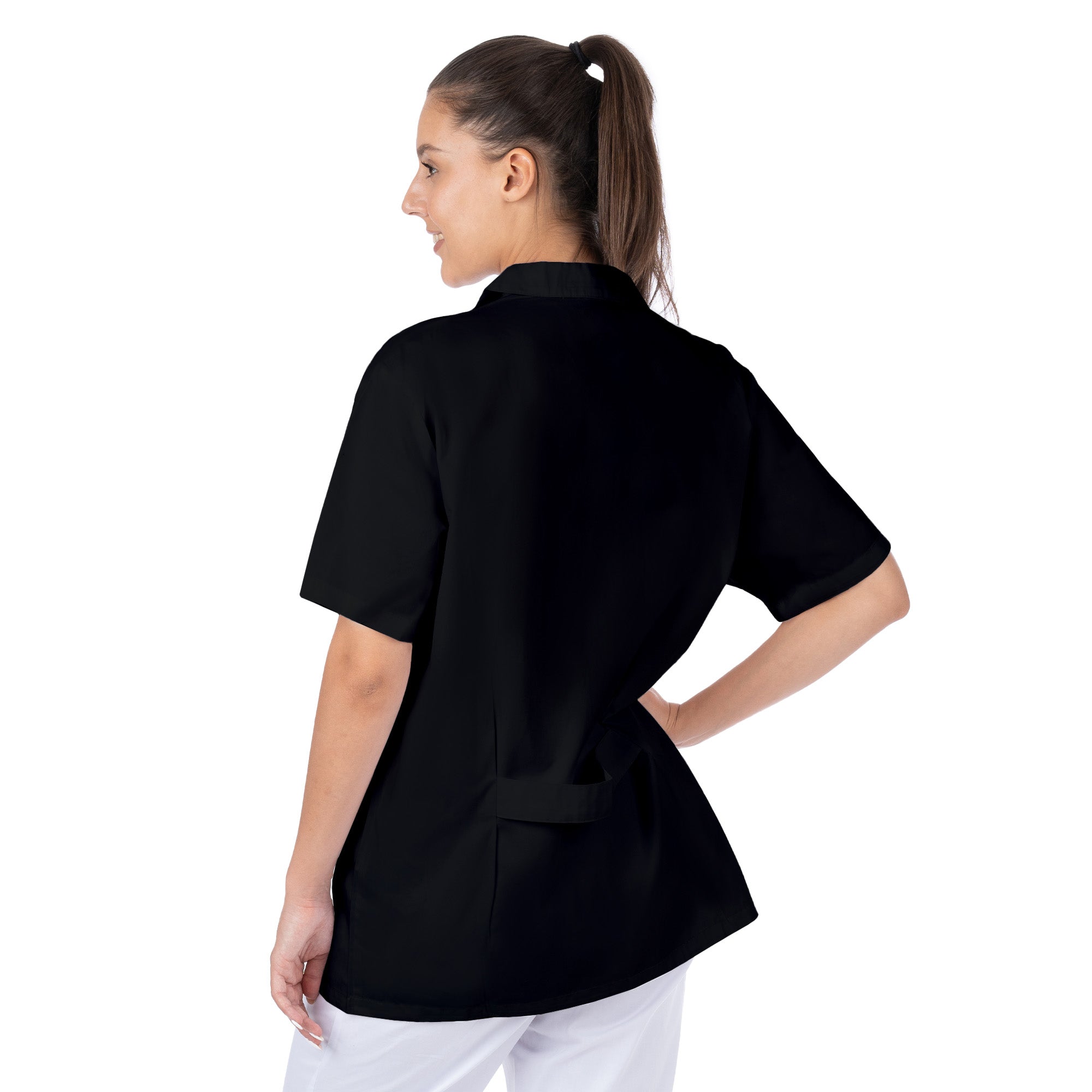 Short Sleeve Lab Coat for Women - Nirlon