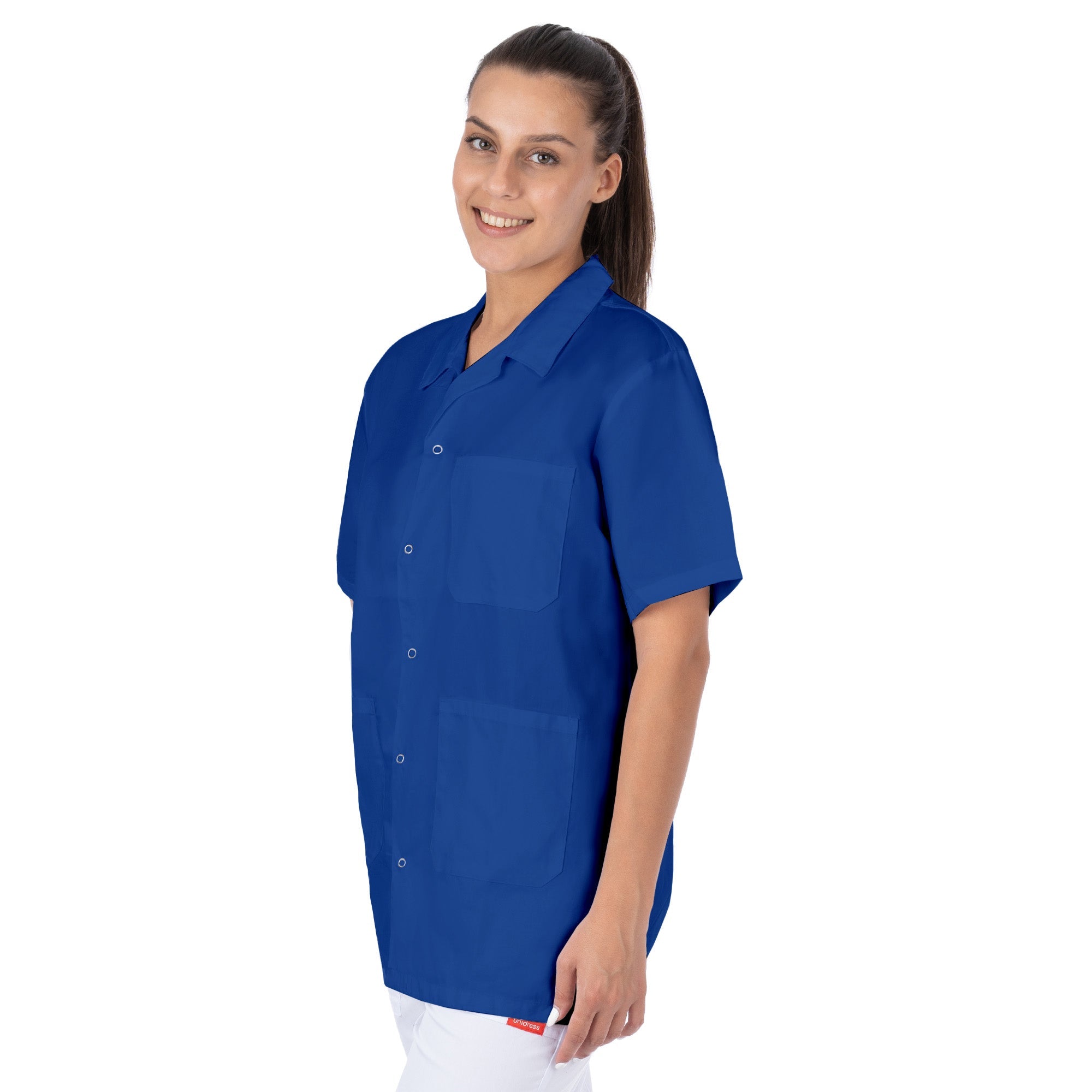 Short Sleeve Lab Coat for Women - Nirlon