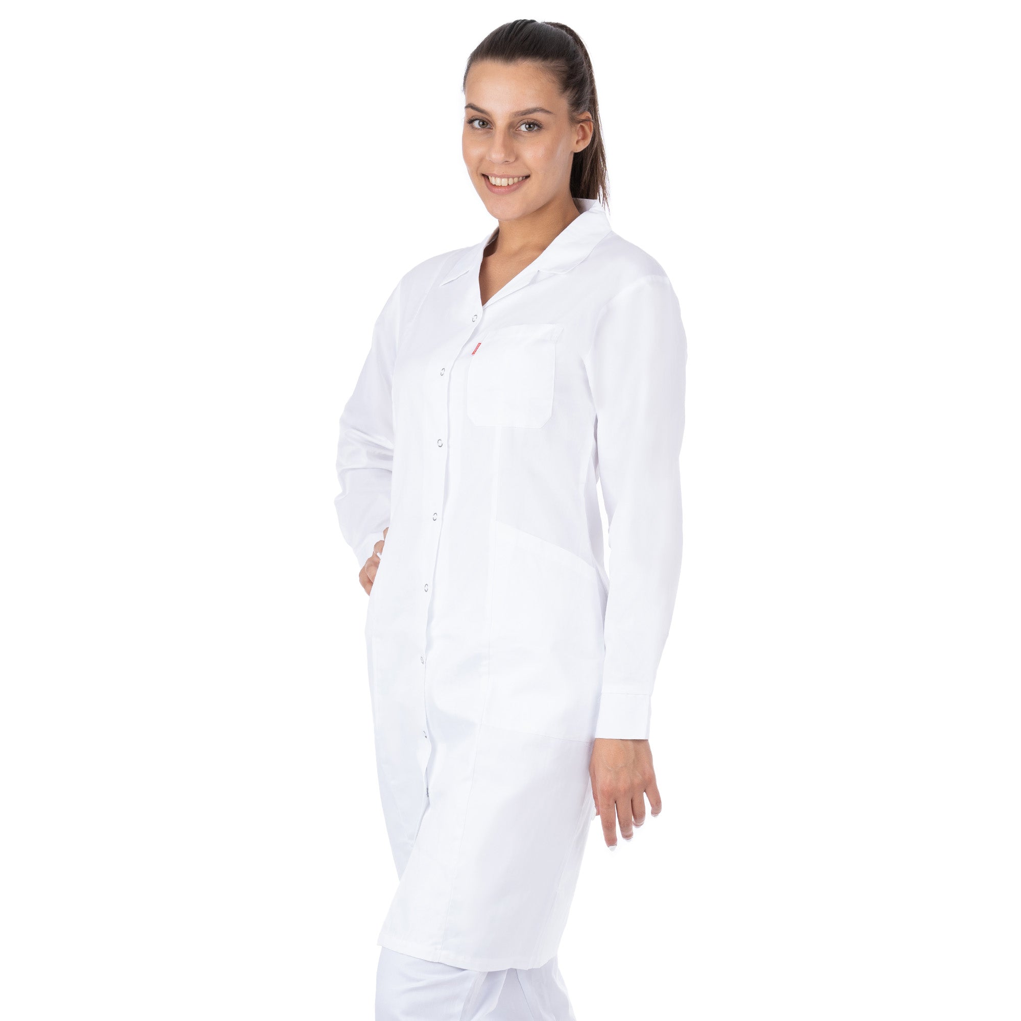Long Sleeve Lab Gown for Women - Nirlon