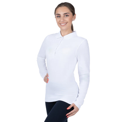 Classic Long Sleeve Polo Shirt for Women - Nirlon