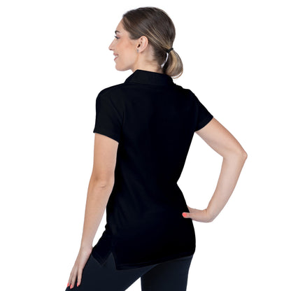 Short Sleeve Lycra Polo Shirt for Women - Nirlon