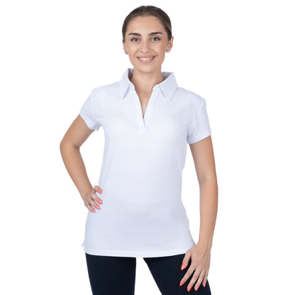 Short Sleeve Lycra Polo Shirt for Women - Nirlon