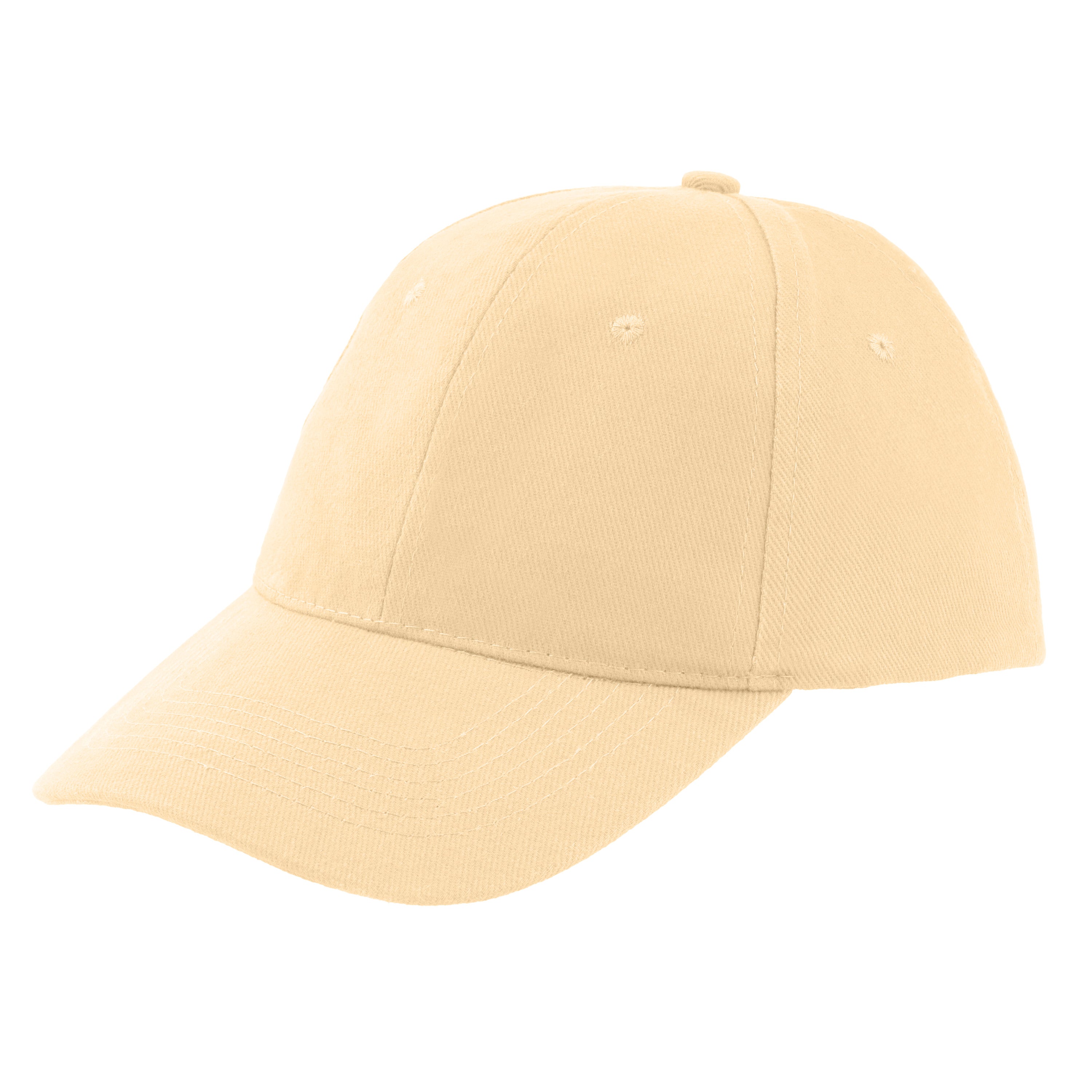 6-Panel Cotton Brush Cap - Nirlon