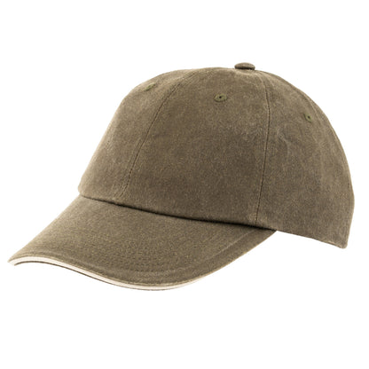 6-Panel Cotton Stone Wash Hat - Nirlon