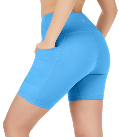 NirLUX™ High Waist Biker Shorts with Pockets for Women