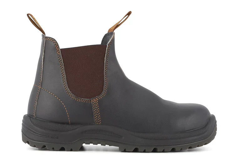 Safety Boot – Stout Brown Leather - Nirlon