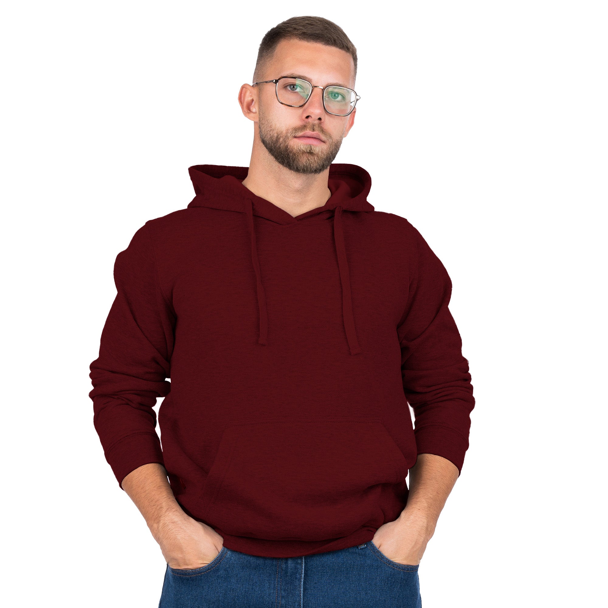 Pullover Hoodie with Kangaroo Pocket - Nirlon