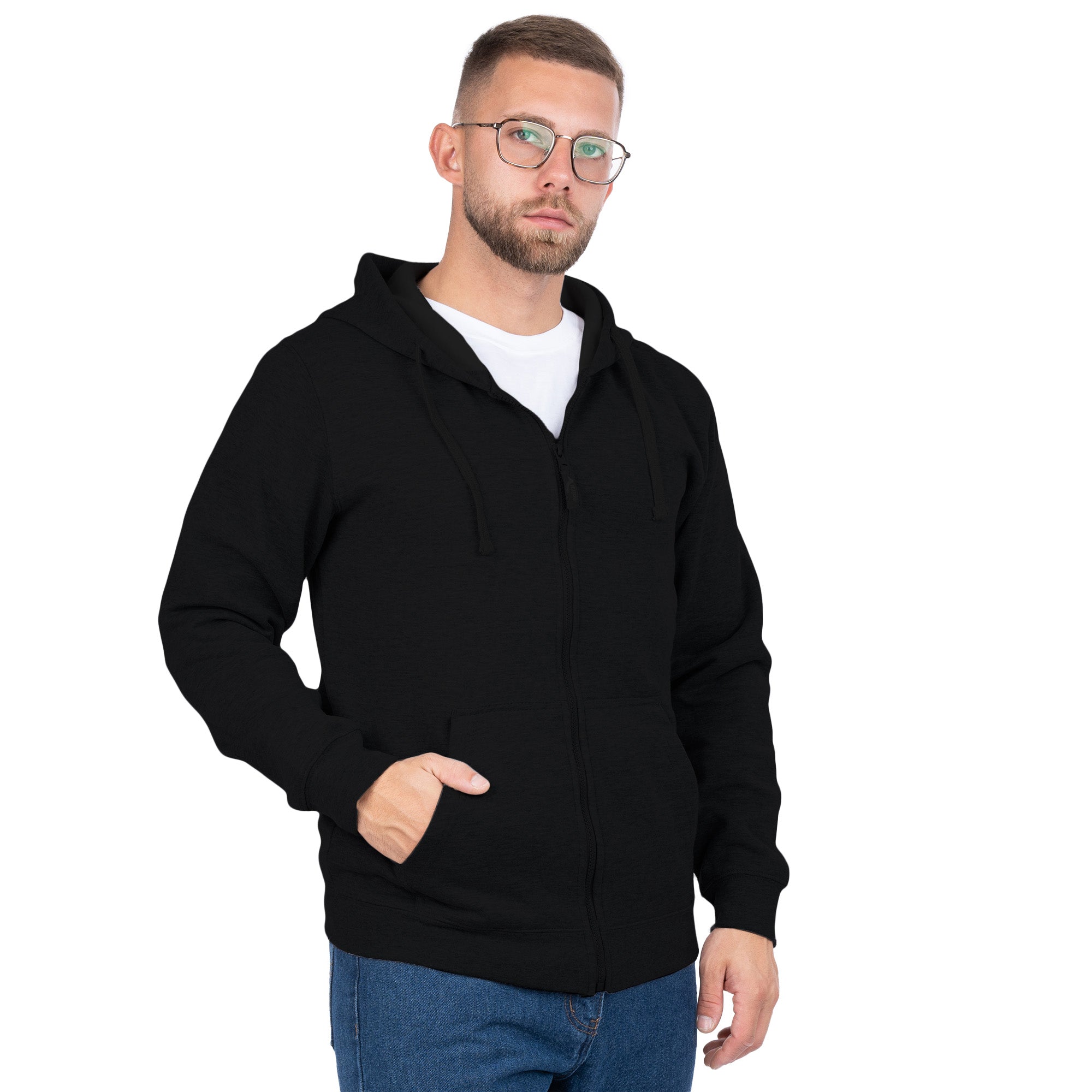 Zip Up Hoodie with Pockets - Nirlon
