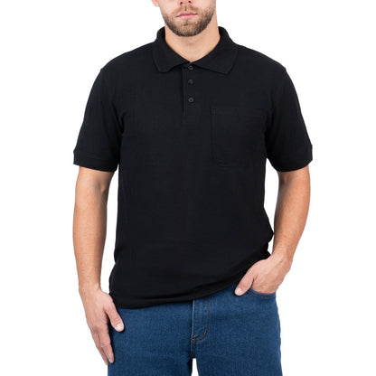Short Sleeve Polo Shirt with Pocket for Men - Nirlon