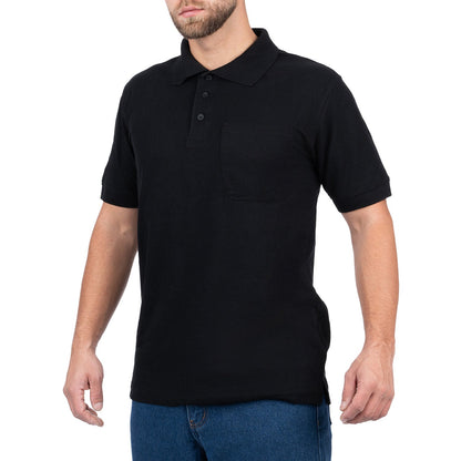Short Sleeve Polo Shirt with Pocket for Men - Nirlon