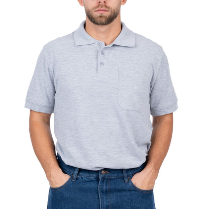 Short Sleeve Polo Shirt with Pocket for Men - Nirlon