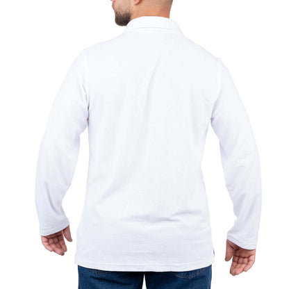 Long Sleeve Polo Shirt with Pocket for Men - Nirlon