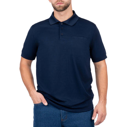 Moisture-Wicking Polo Shirt with Hidden Pocket for Men - Nirlon