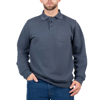 Pullover Polo Sweatshirt with Pocket - Nirlon