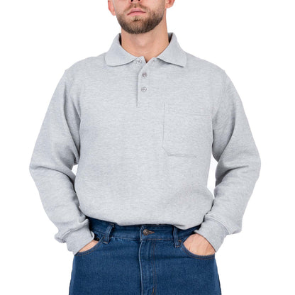 Pullover Polo Sweatshirt with Pocket - Nirlon