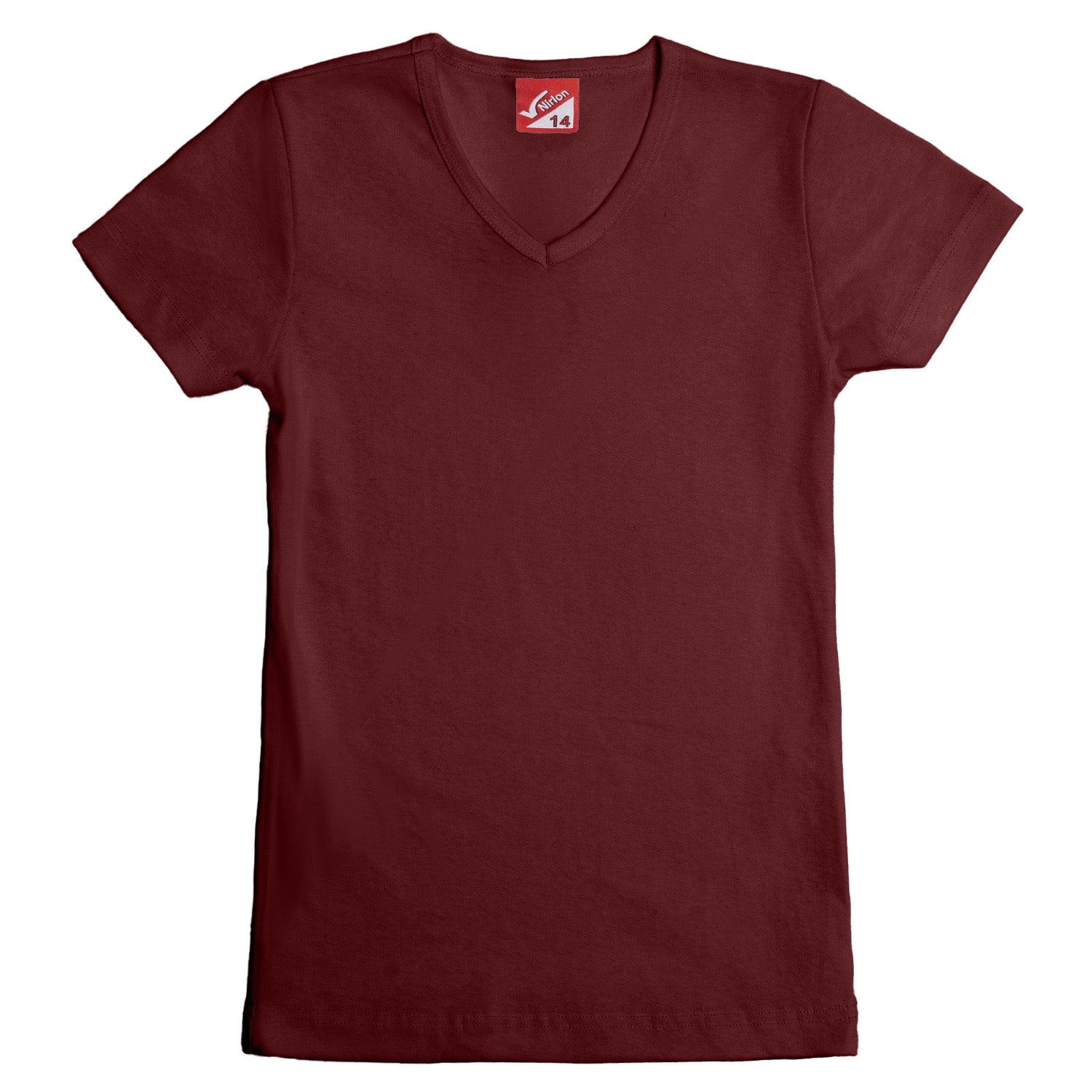 Ribbed Short Sleeve T-Shirt for Girls - Nirlon