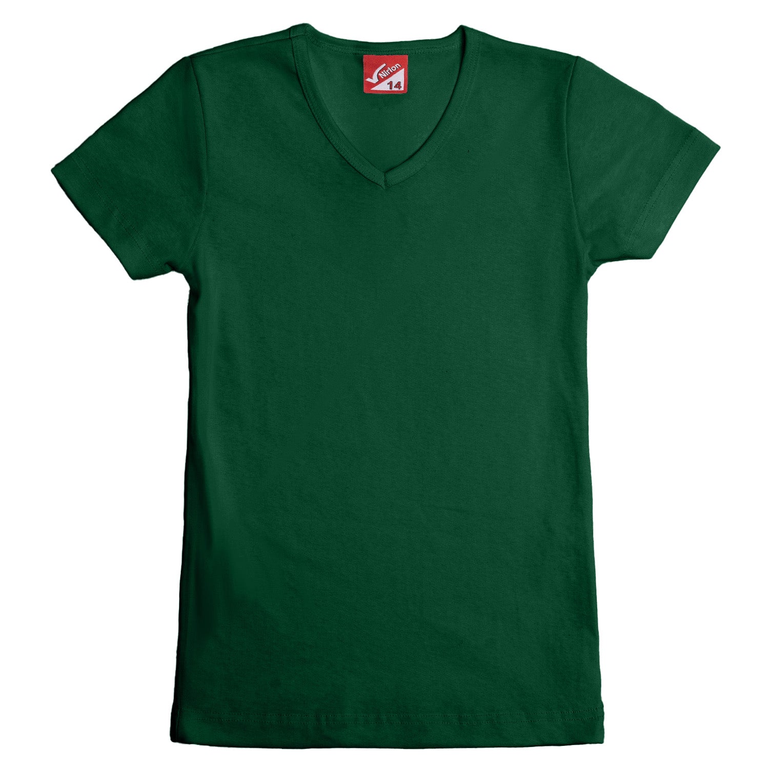 Ribbed Short Sleeve T-Shirt for Girls - Nirlon