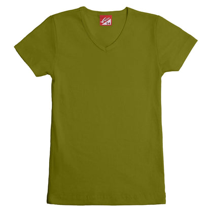 Ribbed Short Sleeve T-Shirt for Girls - Nirlon