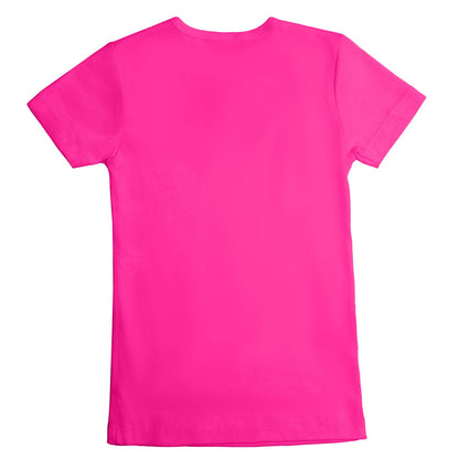 Ribbed Short Sleeve T-Shirt for Girls - Nirlon