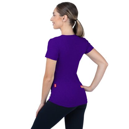 CottoNIR™ Ribbed V-Neck Short Sleeve T-Shirt for Women - Nirlon