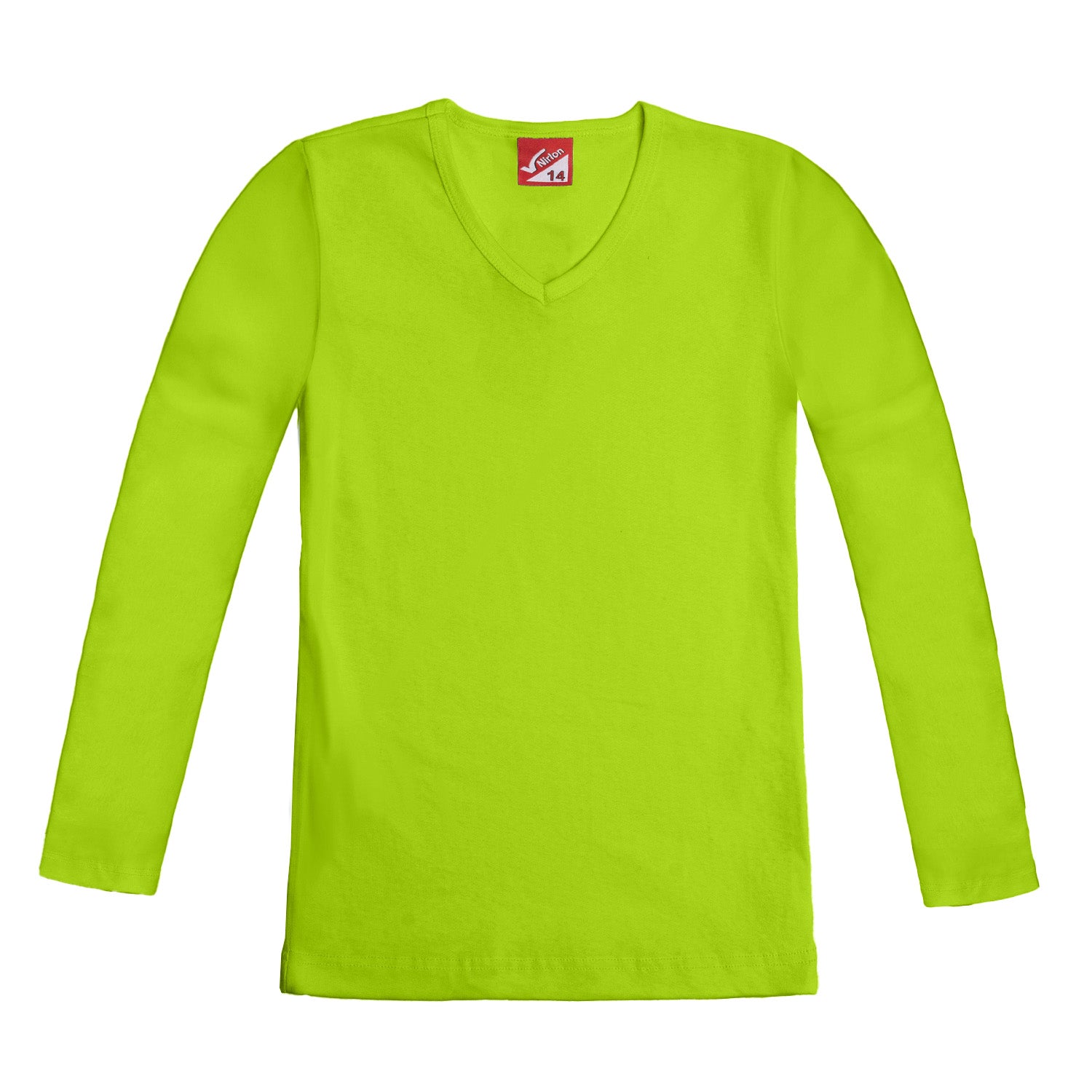 Ribbed Long Sleeve T-Shirt for Girls - Nirlon