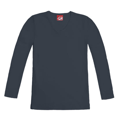 Ribbed Long Sleeve T-Shirt for Girls - Nirlon