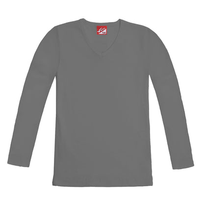 Ribbed Long Sleeve T-Shirt for Girls - Nirlon