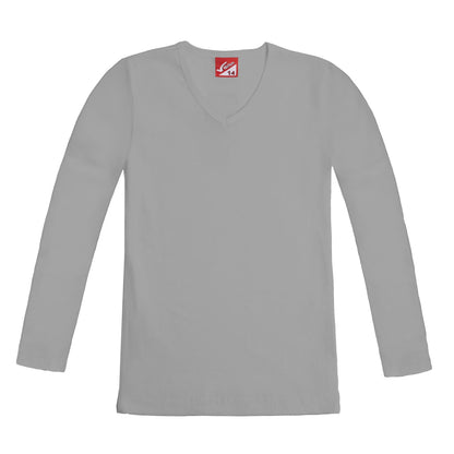 Ribbed Long Sleeve T-Shirt for Girls - Nirlon
