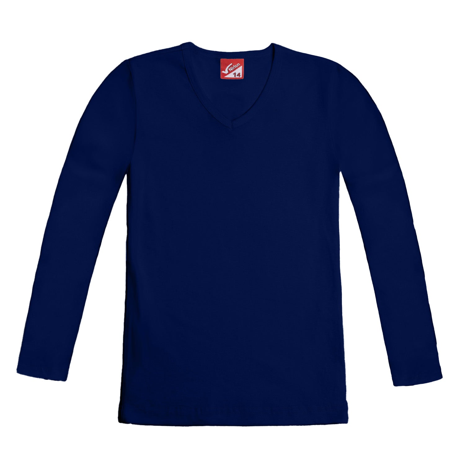 Ribbed Long Sleeve T-Shirt for Girls - Nirlon
