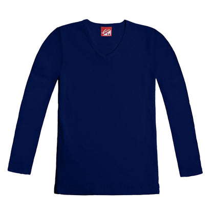 Ribbed Long Sleeve T-Shirt for Girls - Nirlon