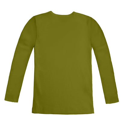 Ribbed Long Sleeve T-Shirt for Girls - Nirlon
