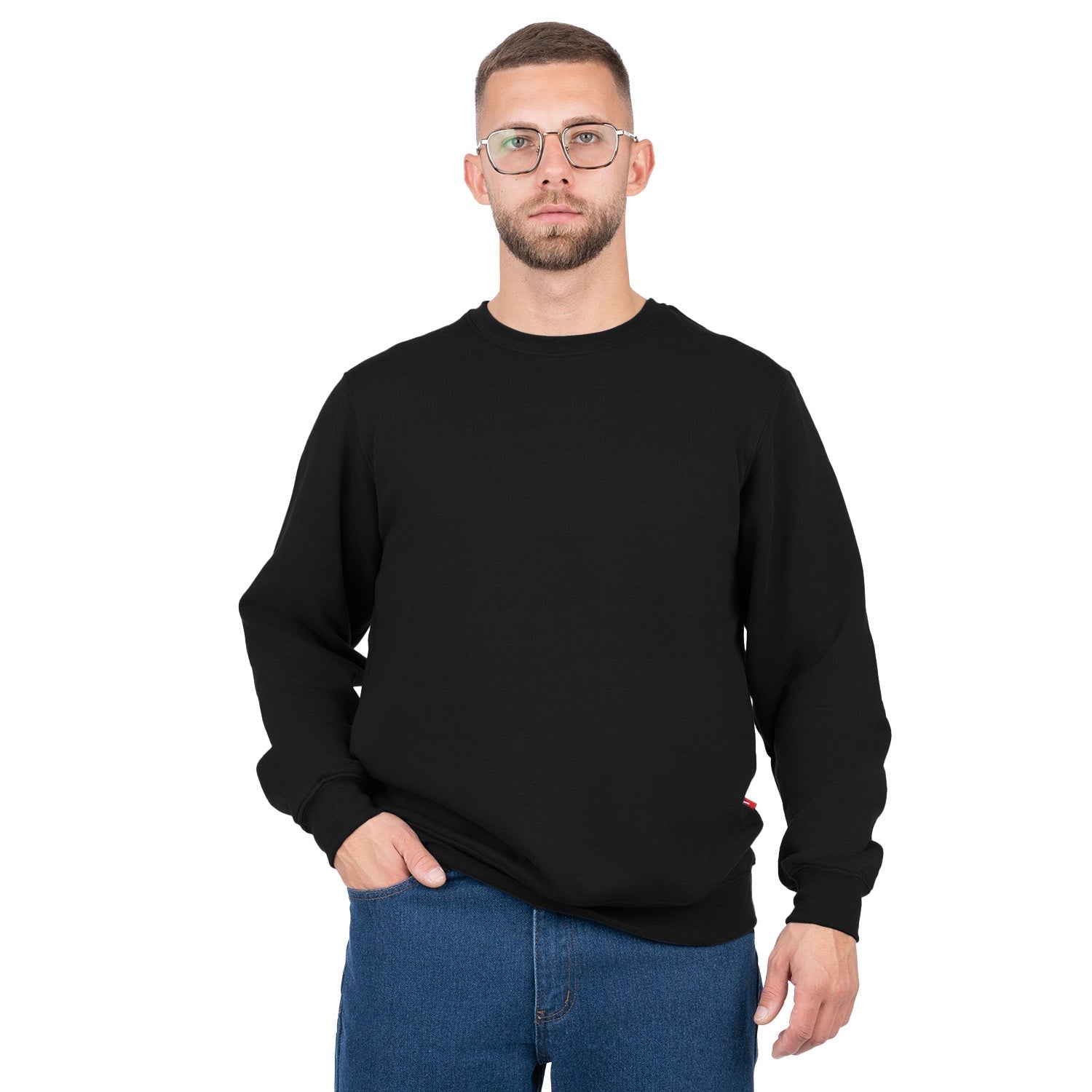Crew Neck Pullover Sweatshirt - Nirlon
